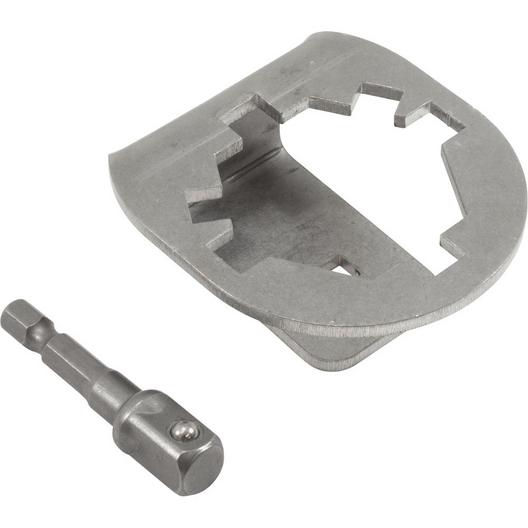 Multi-Tork Tool Socket 3 and 4-Lobe Clamp Knob Stainless Steel