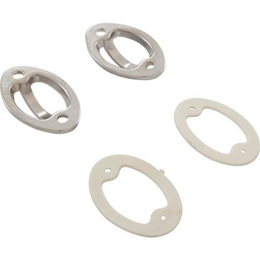 Perma Cast Rope Eye Perma Cast Wall Mount 3/4" Oval 2 Pack