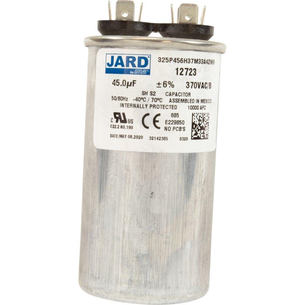 Pooltek Run Capacitor, 45 MFD, 370v