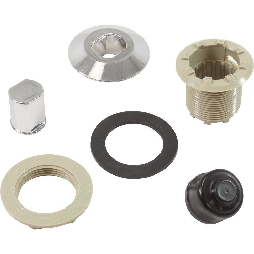 Pres:Air:Trol Air Button, Presair, Standard, 1-3/4"hs, 2-5/8"fd, Chrome