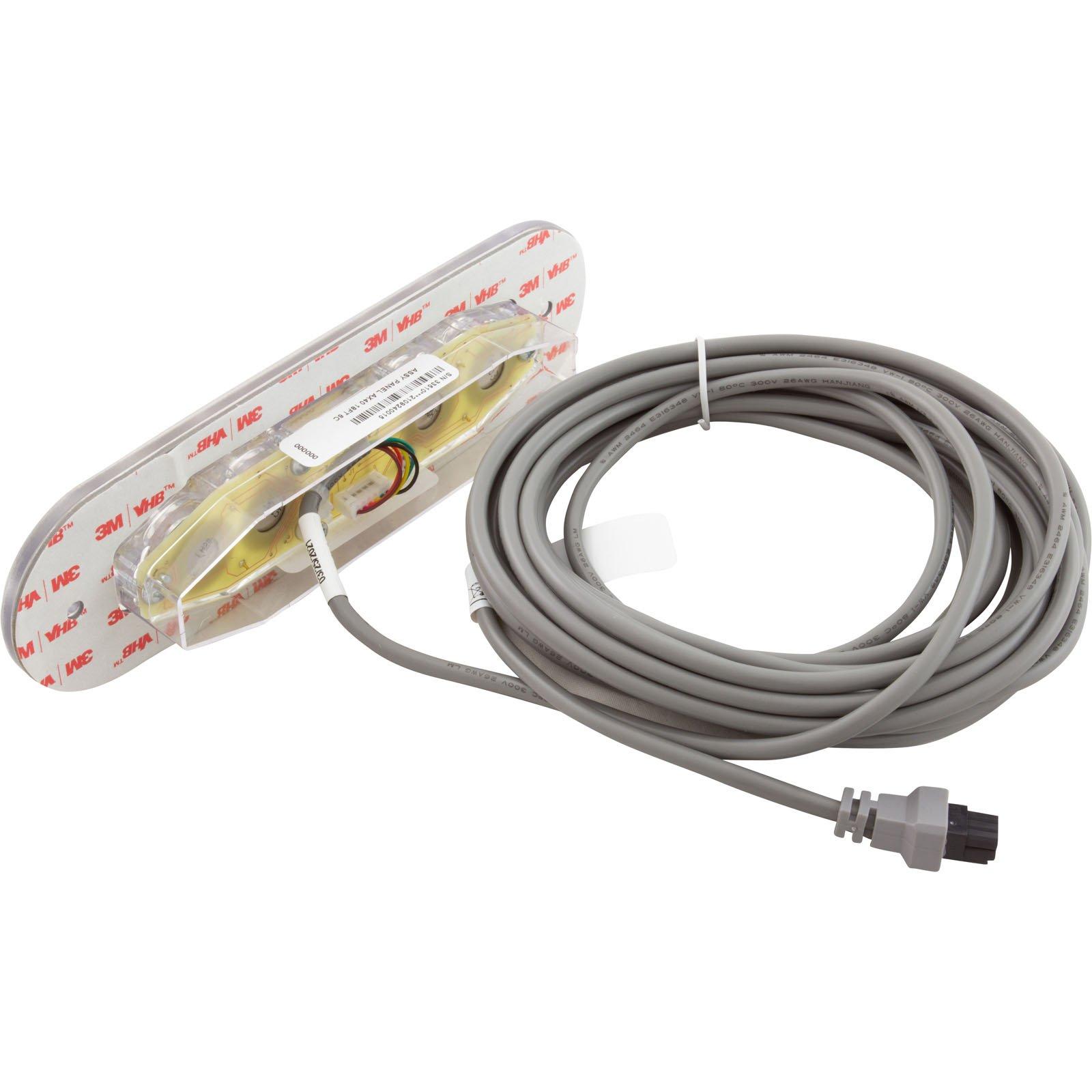 Balboa  Auxiliary Topside BWG,AX40,4 Btn,w/o Overlay,6-Pin Molex