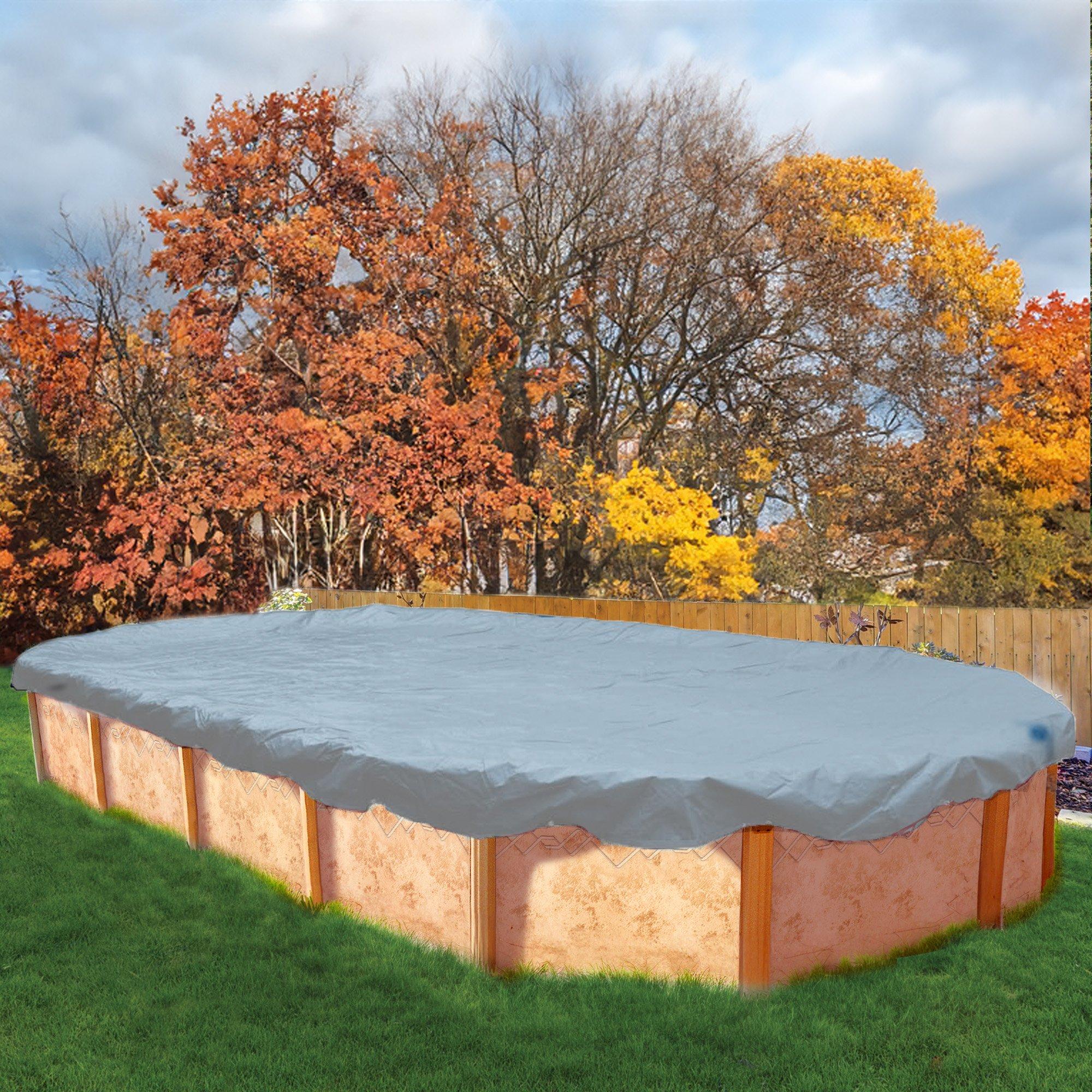 Super Polar Plus 21 x 41 Oval Winter Pool Cover 16 Year Warranty