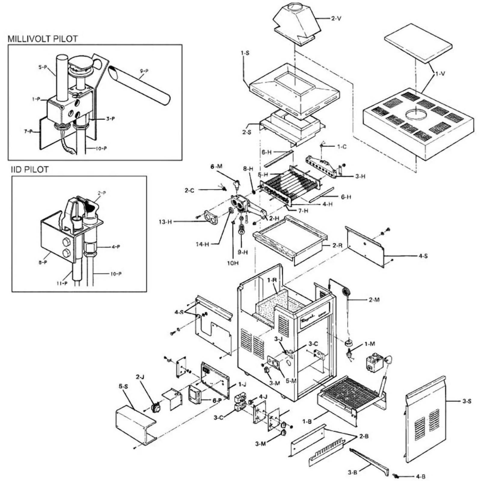 Raypak Heater 183-403 Replacement Parts