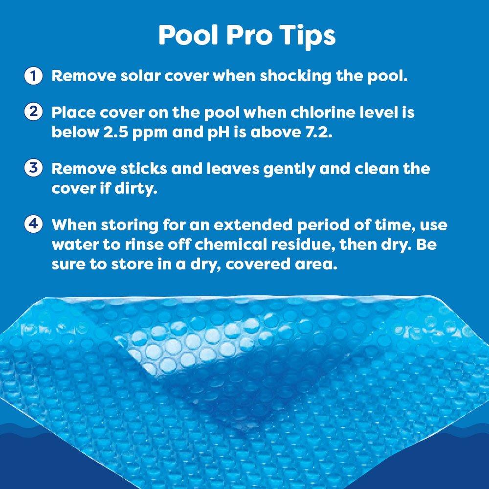 In The Swim  Premium 12 Round Blue Solar Cover 12 Mil