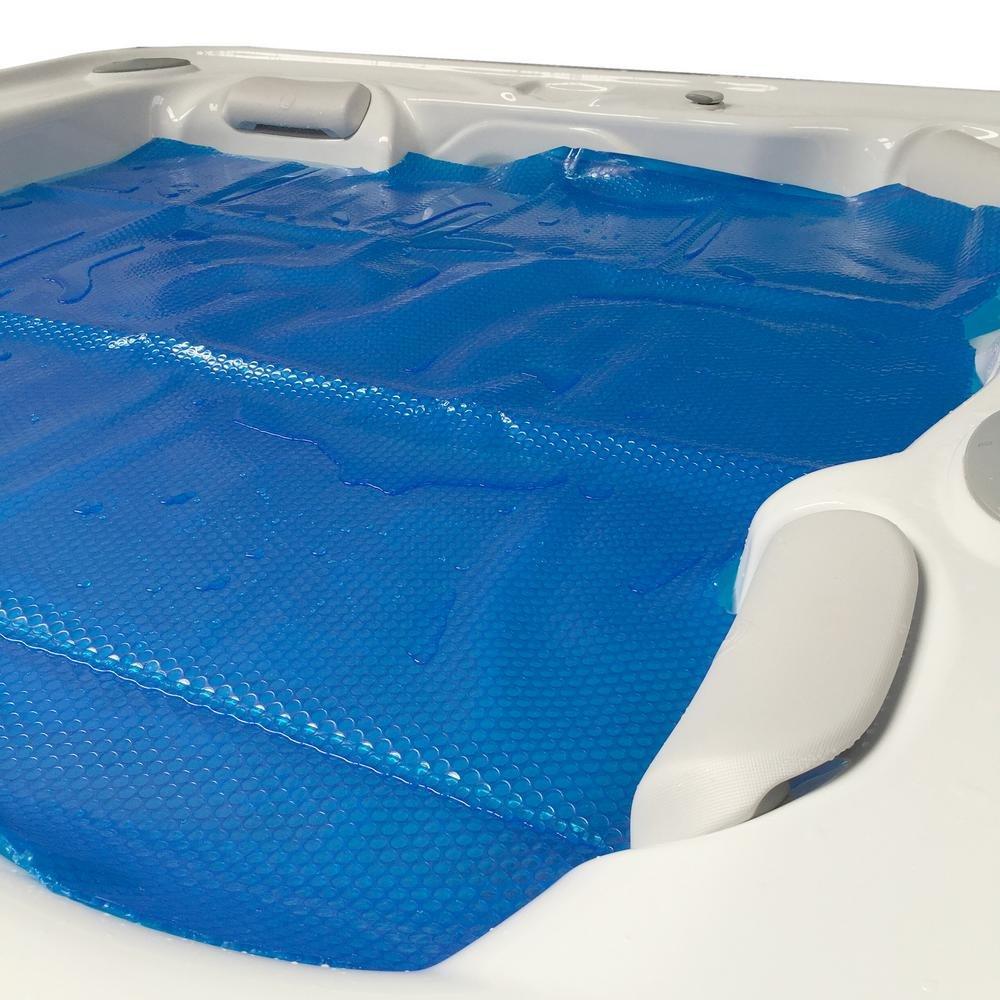 15 Mil 7 ft. x 7 ft. Floating Solar Spa and Hot Tub Cover Blanket