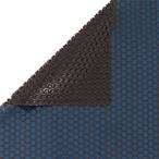 Premium Plus 12 Mil Blue/Black Solar Blanket 16x24 ft Oval