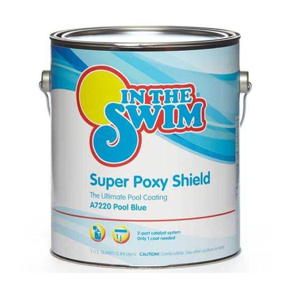 In The Swim  Super Poxy Shield Epoxy Pool Paint Pool Blue 1 gal