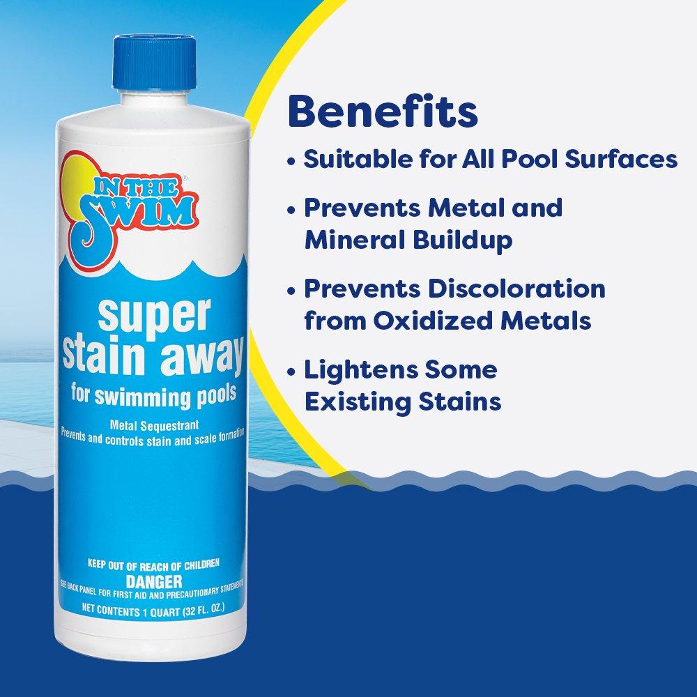 In The Swim  Super Stain Away for Swimming Pools 1 qt.