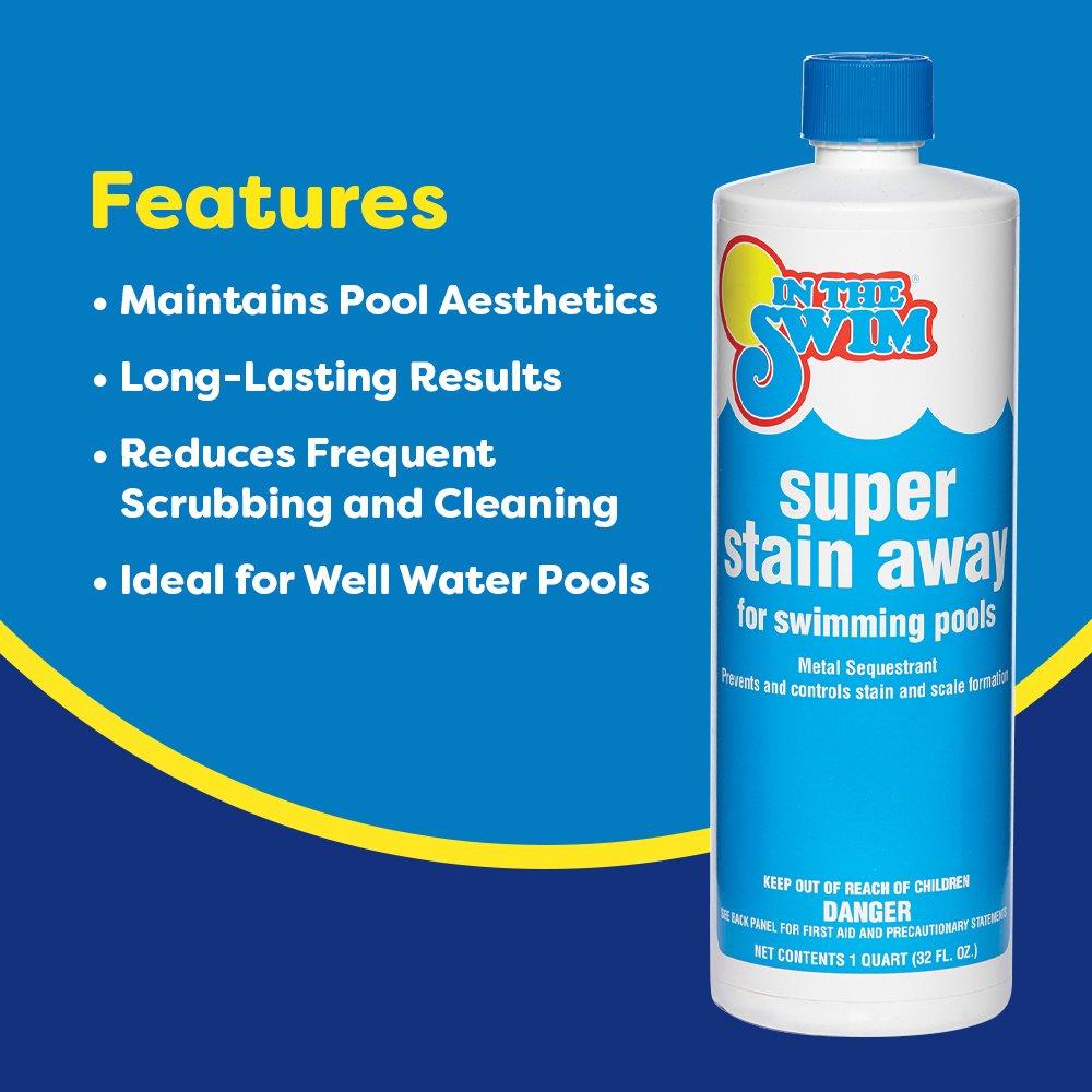 In The Swim  Super Stain Away for Swimming Pools 1 qt.