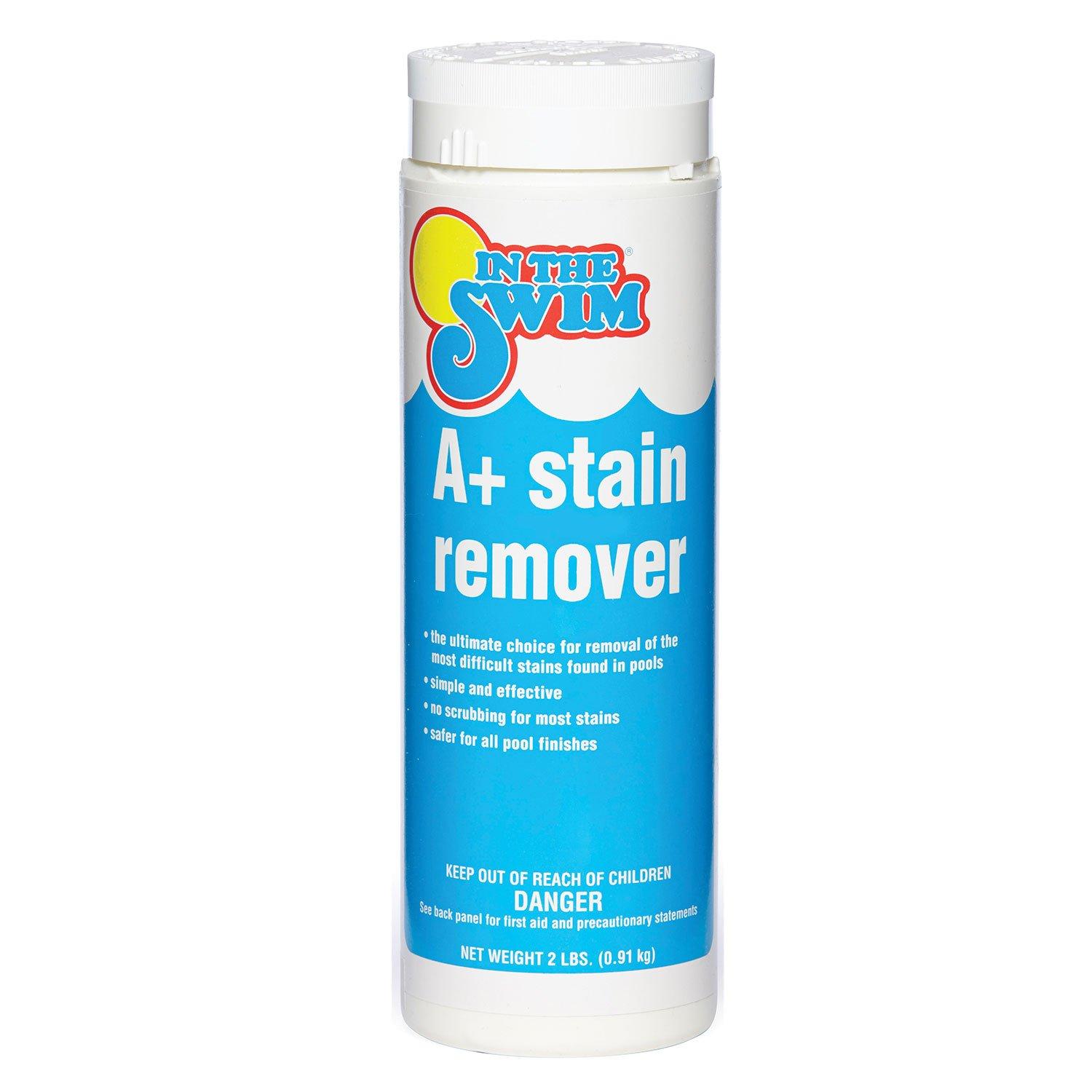 A+ Stain Remover Removes Metal & Organic Pool Stains In The Swim