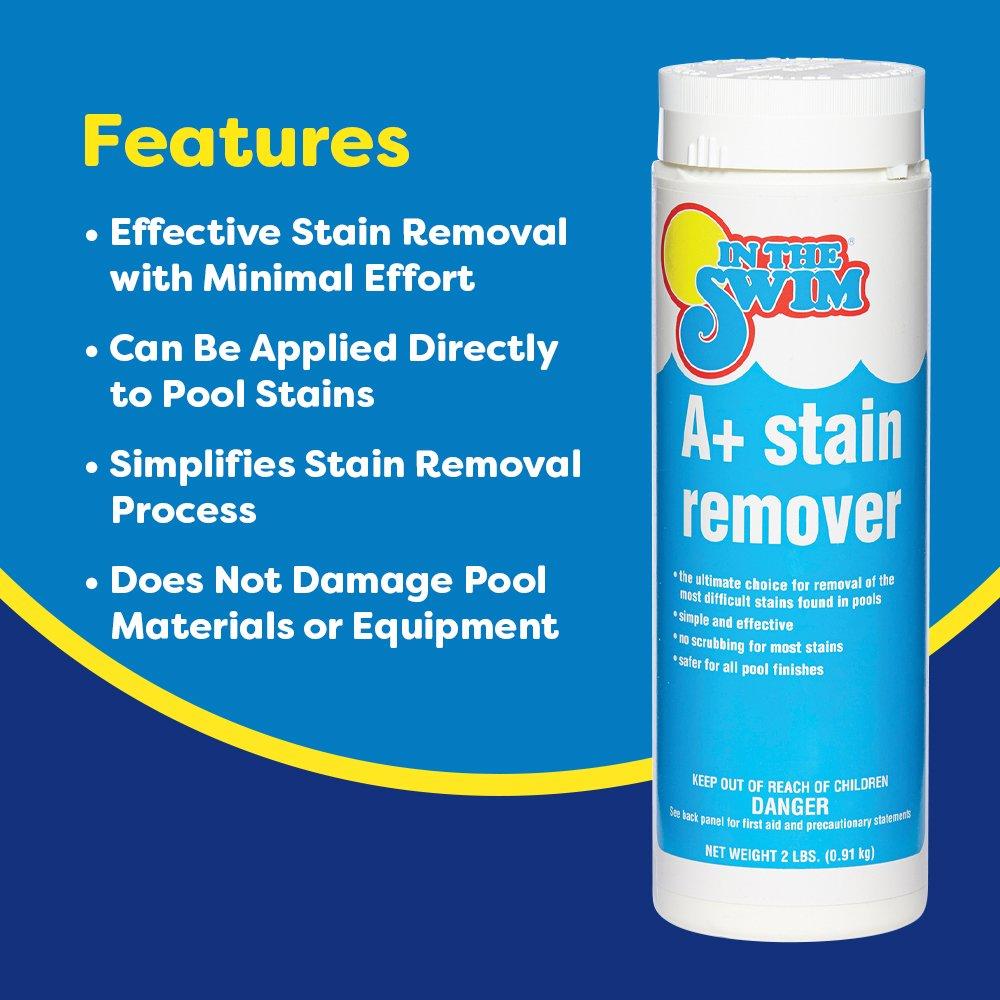 In The Swim  A Plus Stain Remover for Pools 2 lbs.