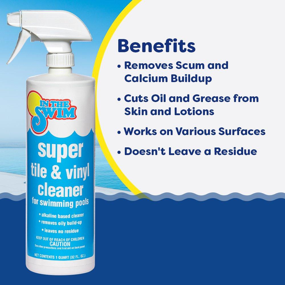 In The Swim  Super Tile and Vinyl Cleaner for Swimming Pools 1 qt.