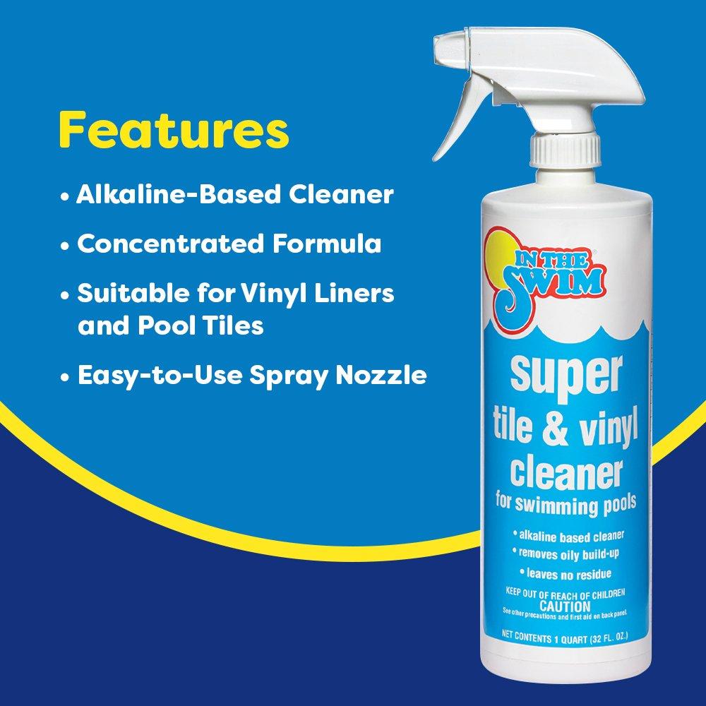 In The Swim  Super Tile and Vinyl Cleaner for Swimming Pools 1 qt.