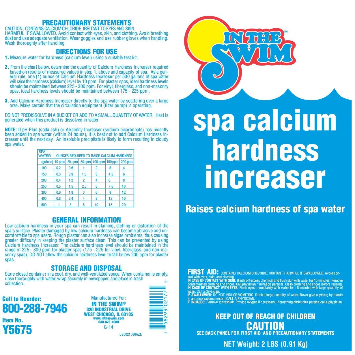 In The Swim  Spa Calcium Hardness Increaser 2 lb