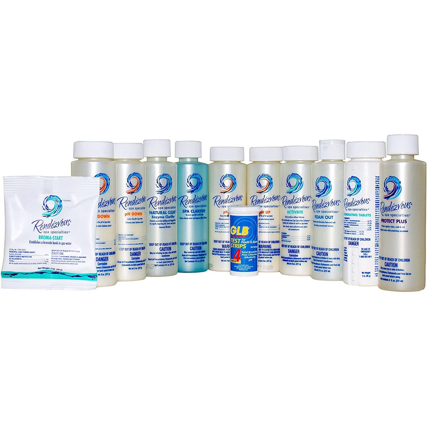 Rendezvous Bromine Sanitizer Deluxe Spa Care Kit