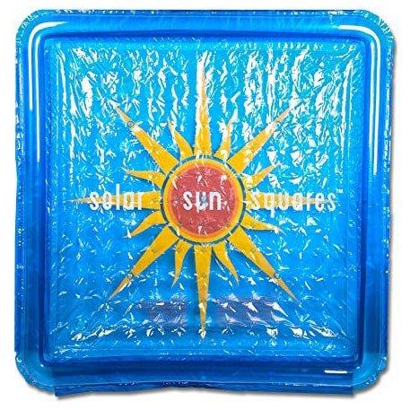 Square Sunburst Pattern 5x5 UV-Resistant Vinyl Solar Pool Square