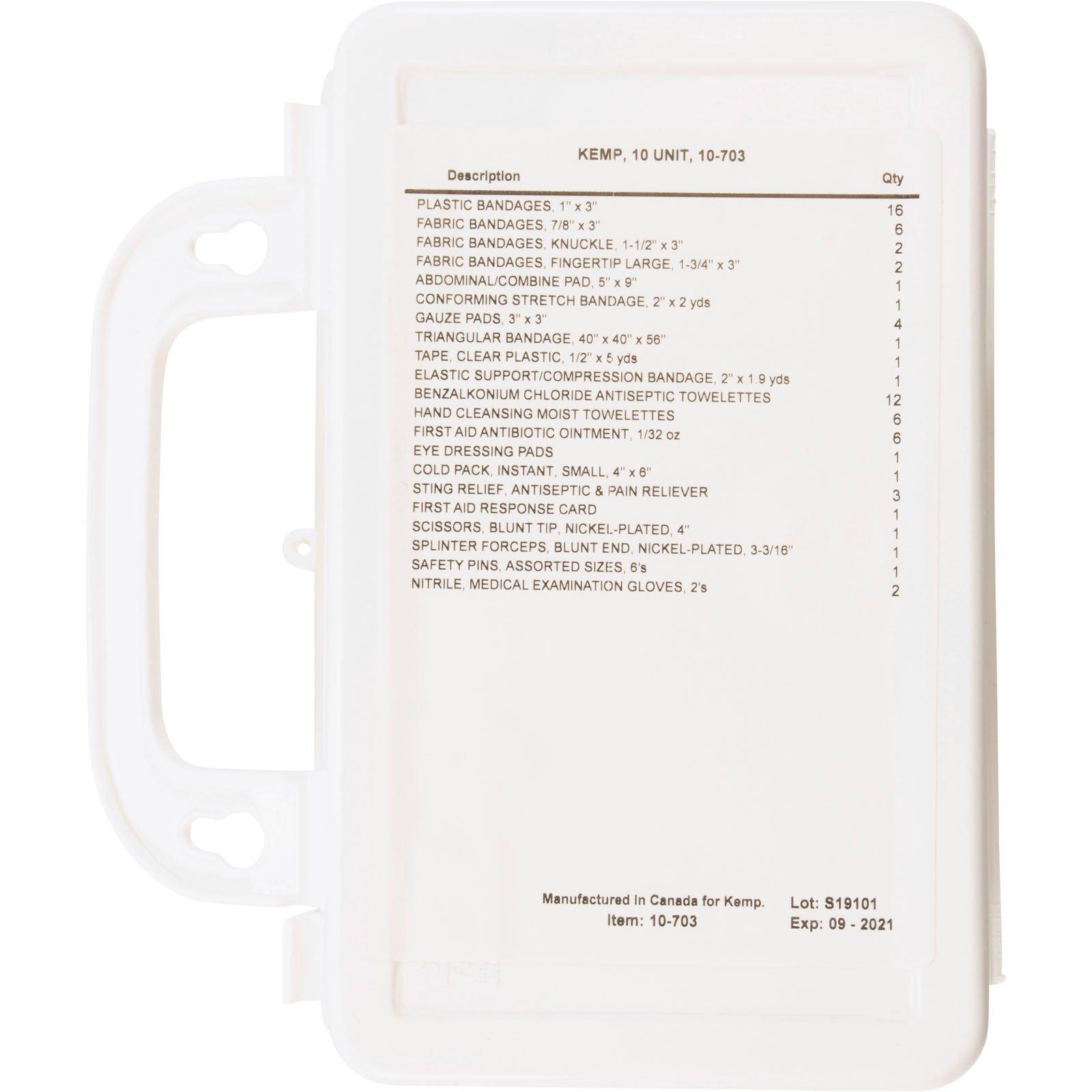 Kemp USA  Kemp 10-Unit First Aid Kit