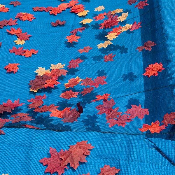 leaf net to keep leaves out of pool