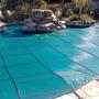 Original Mesh 14' x 28' Rectangle Inground Pool Safety Cover; Green, 12 Yr Warranty