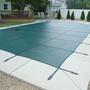 16' x 32' Rectangle Mesh Safety Cover with 4' x 8' Center Step