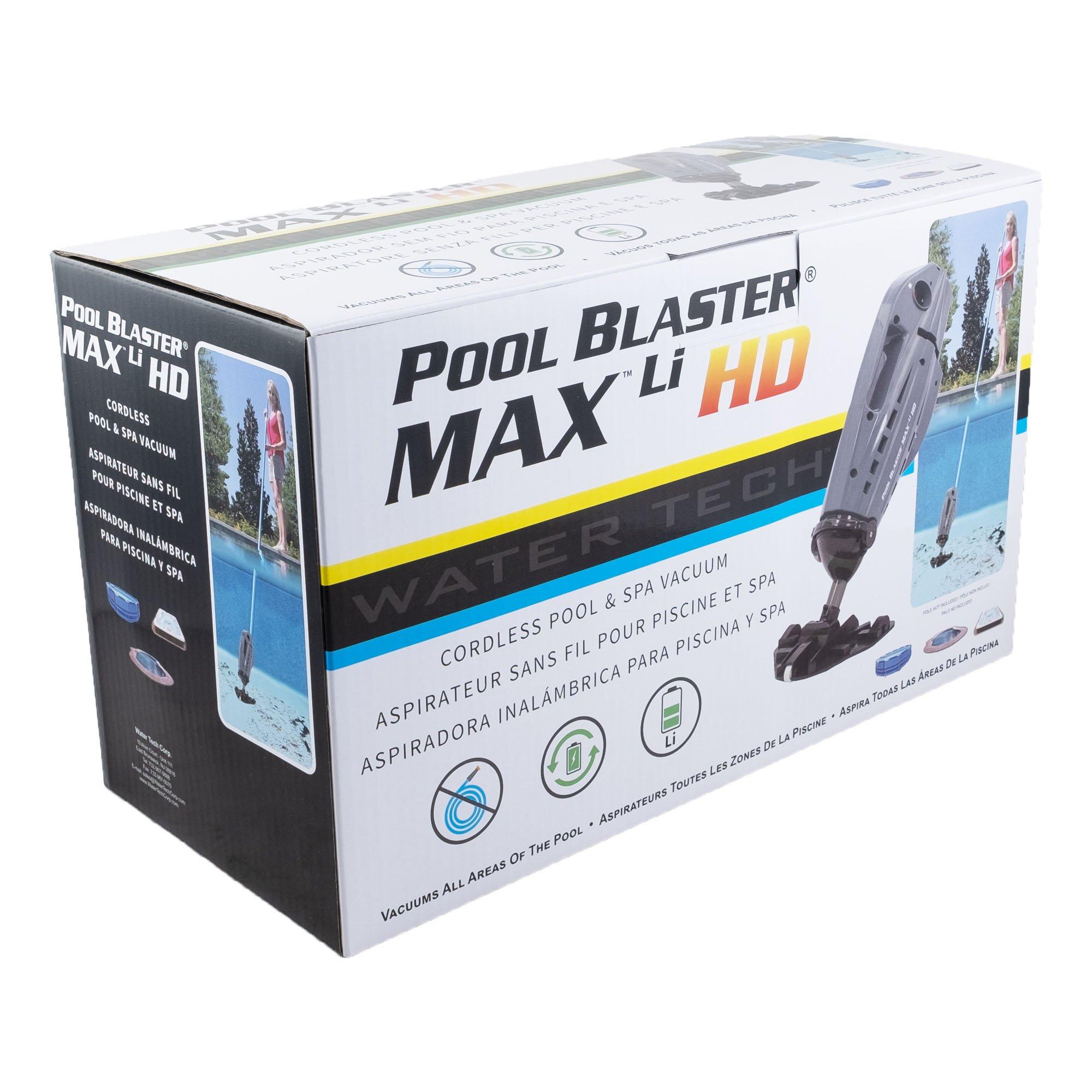 Water Tech  Pool Blaster Max Li HD Cordless Pool and Spa Vacuum