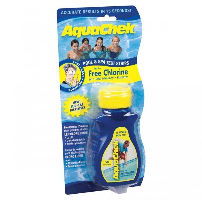 AquaChek  Yellow 4 Way Chlorine (50 Count)