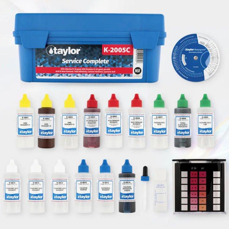 Taylor Technologies  K-2005C Service Complete DPD Pool and Spa Water Test Kit