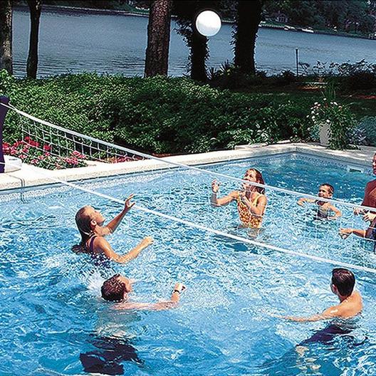 Swimways  2-in-1 Pool Basketball Volleyball Set
