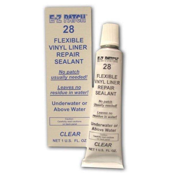 EZ Products  E-Z Patch 28 Clear Flexible Sealant  Patches for Vinyl Liner Repair