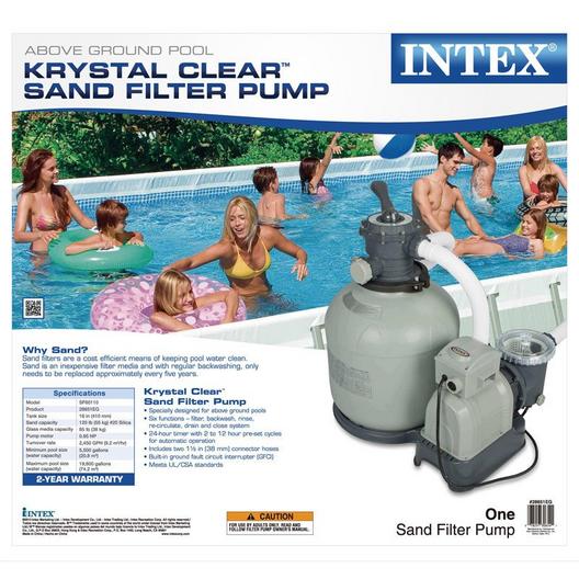 Intex  14 inch Krystal Clear Sand Filter Pump