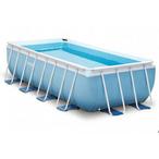 Intex  Prism Frame 16 x 8 Rectangle Pool Package