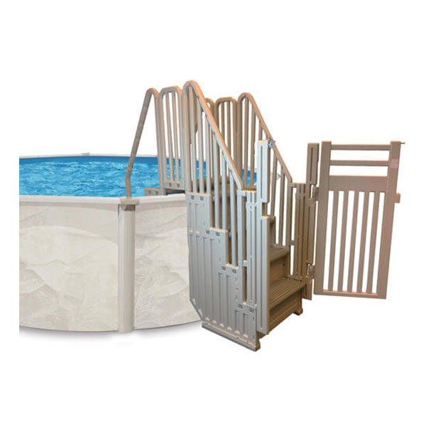 confer above ground pool step enclosure kit