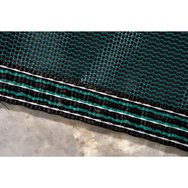 Hinspergers  Aqua Master 18 x 36 Solid Safety Cover  Rectangle with Center End Step Green