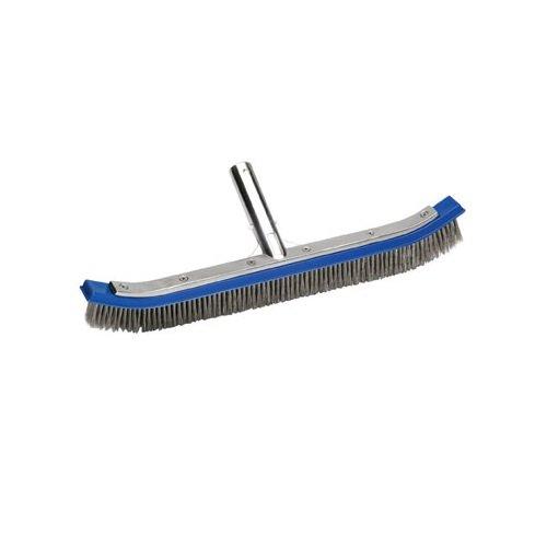 Ocean Blue  18 Curved Algae Brush with Aluminum Back