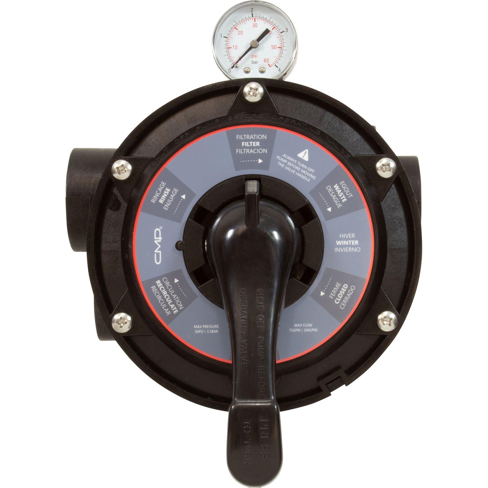 CMP  Multi-Port 1.5In Fpt Valve Black T/M Sand