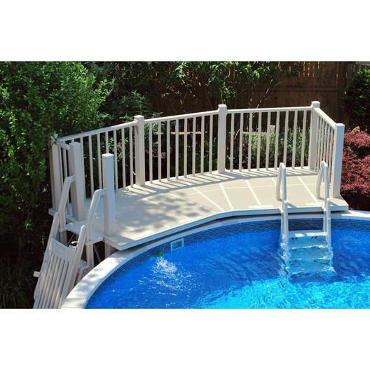 Vinyl Works Of Canada  FD-T Above Ground Pool Fan Deck System 5 x 13.5'
