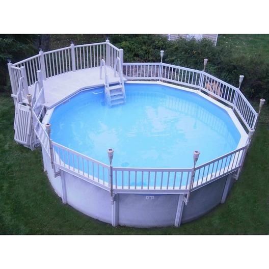 Vinyl Works Of Canada  FD-T Above Ground Pool Fan Deck System 5 x 13.5'
