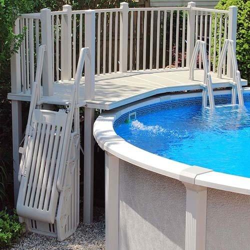 Vinyl Works Above Ground Pool Fan Deck System