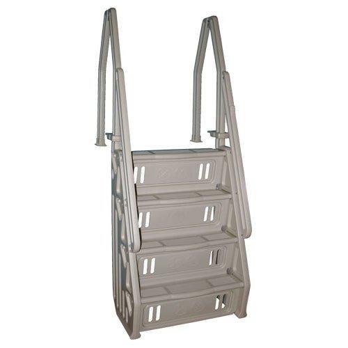 Vinyl Works Deluxe 32 In. Above Ground Pool Ladder In The Swim