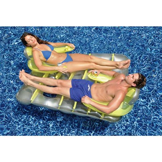 Swimline  Face-to-Face Inflatable Double Pool Float