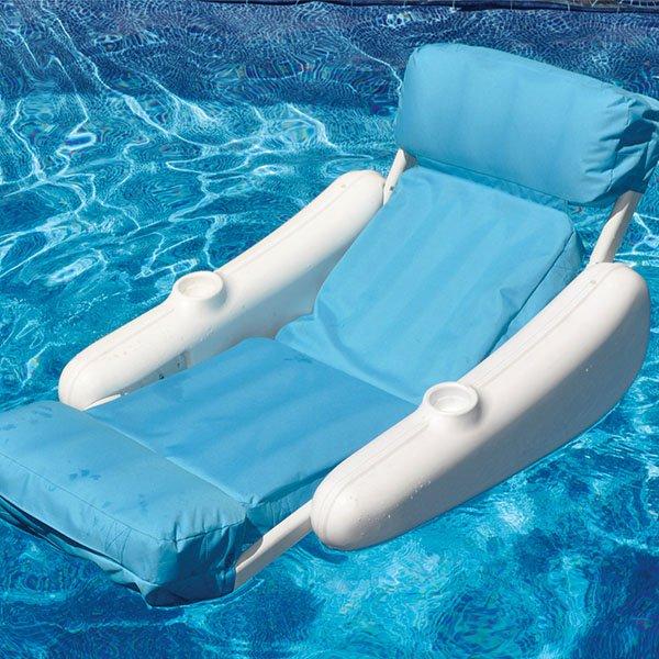 Swimline SunChaser SunSoft Luxury Lounger In The Swim