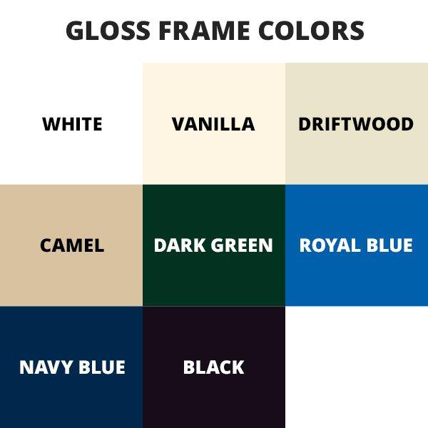 18 in. Round Side Table - White Top, White Frame