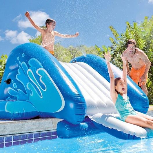 Intex  Kool Splash Inflatable Water Slide with Slide Sprayers 58849EP