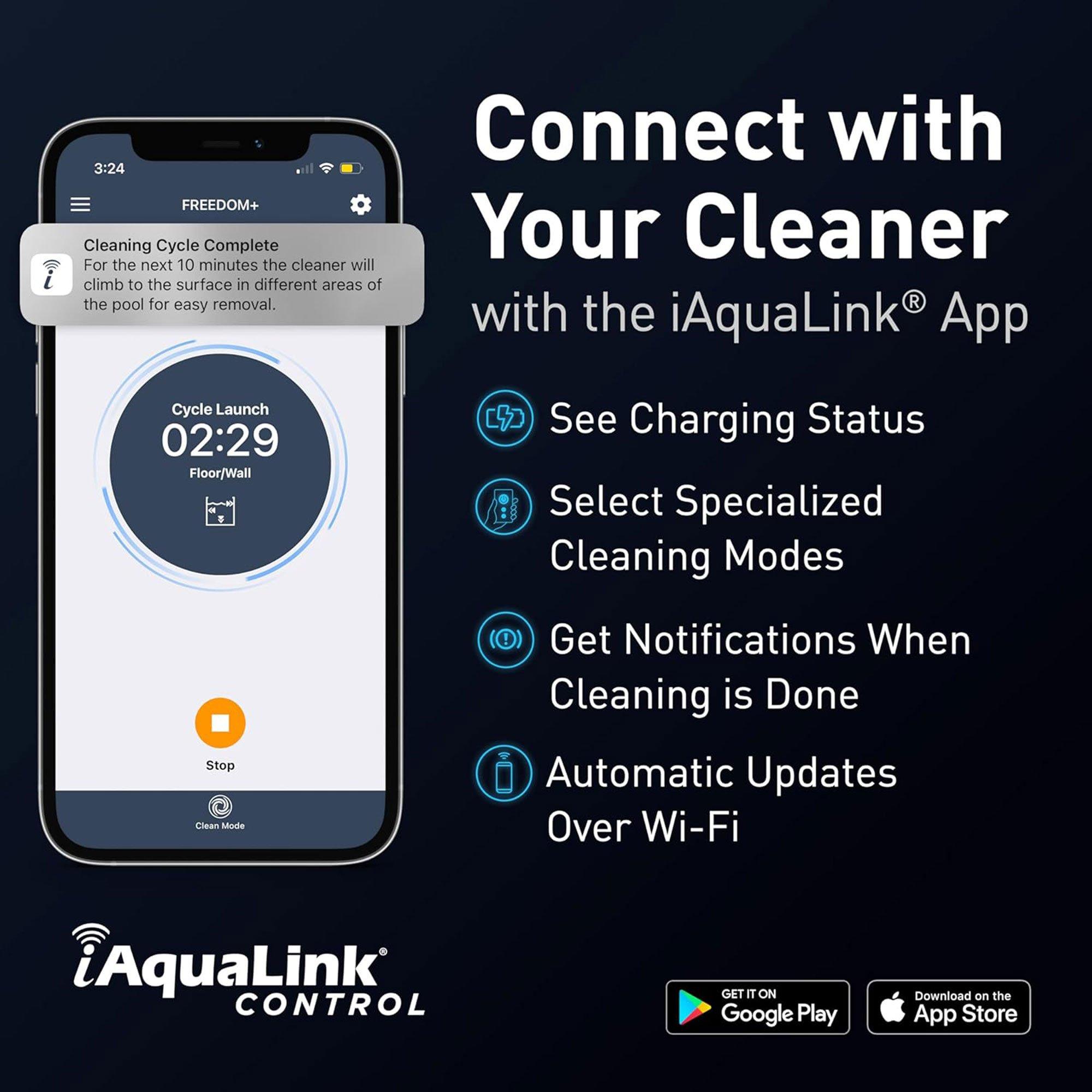 Polaris  FREEDOM Plus Cordless Robotic Pool Cleaner with Hand-Held Remote Control