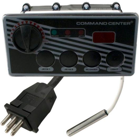 Tecmark  Topside Control Panel 4 button 120v 10 foot cable w thermostat temperature probe and temperature display