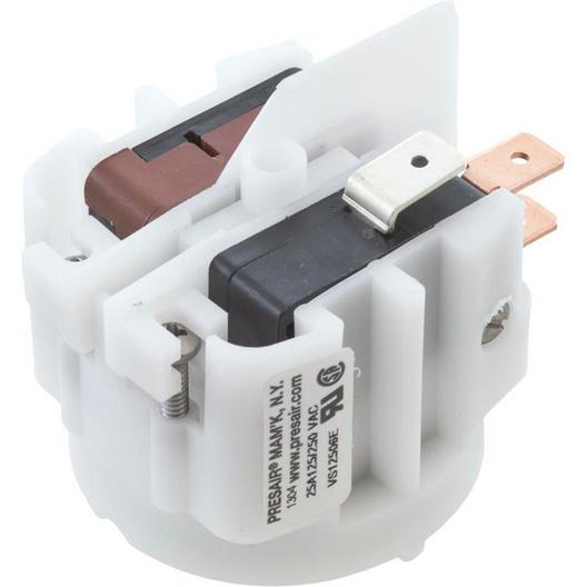 Presair  Vacuum Switch SPDT 1/8in 25A Adjustable 6-16in WC