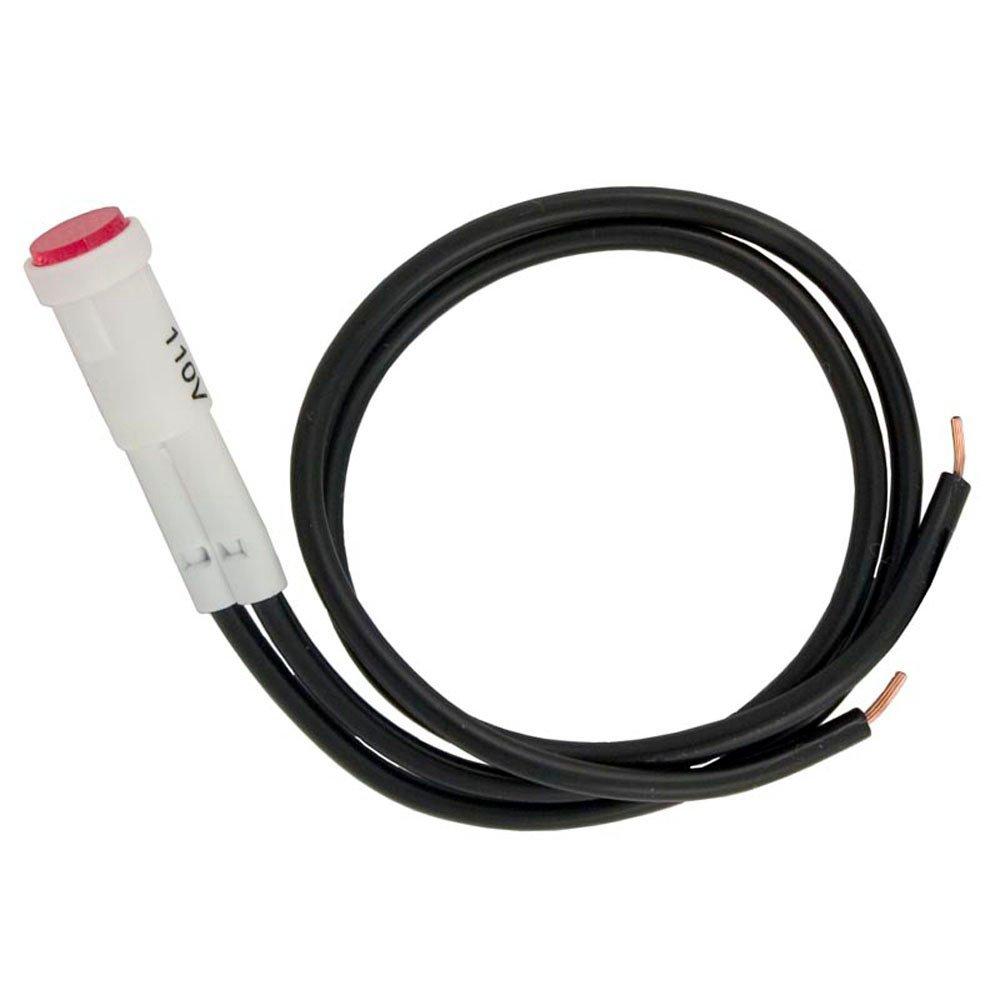 Spa Tub Bath Heater Indicator Light 120V 3/8in Hole 2-Wire