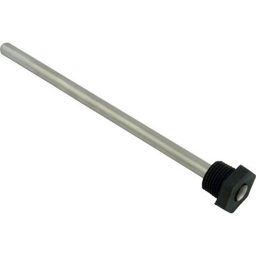 Thermowell 8 inches long 1/2 inch MBT 7/16 inch Bulb Stainless Steel