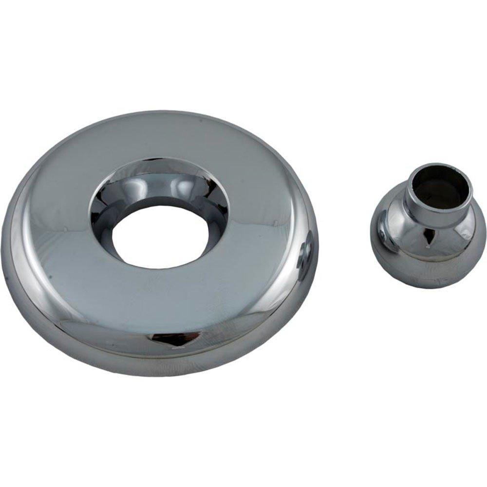 Balboa  Jet Escutcheon and Eyeball G&G Industries Standard Mini V Series 3 inch face Plastic Chrome