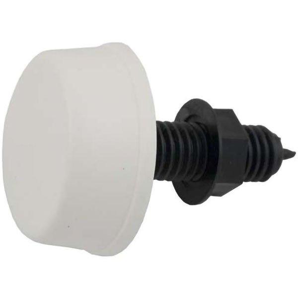Air Button, Surface Mount Mushroom, White #6439